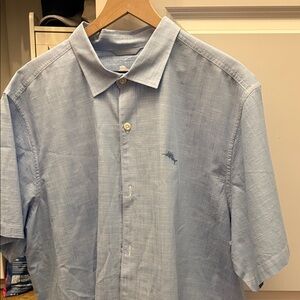 Tommy Bahama Light Blue Casual Button Down Shirt